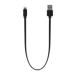 Cavo Lightning certificato MFi Apple Charge Speed 3A (0,3M), Jet Black