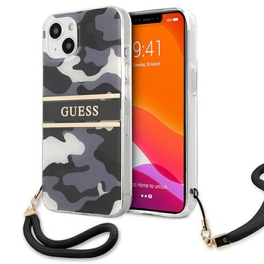 Custodia Guess per iPhone 13 6.1'' nero