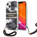 Funda Guess para iPhone 13 mini 5.4'' negra Camo Strap Collection