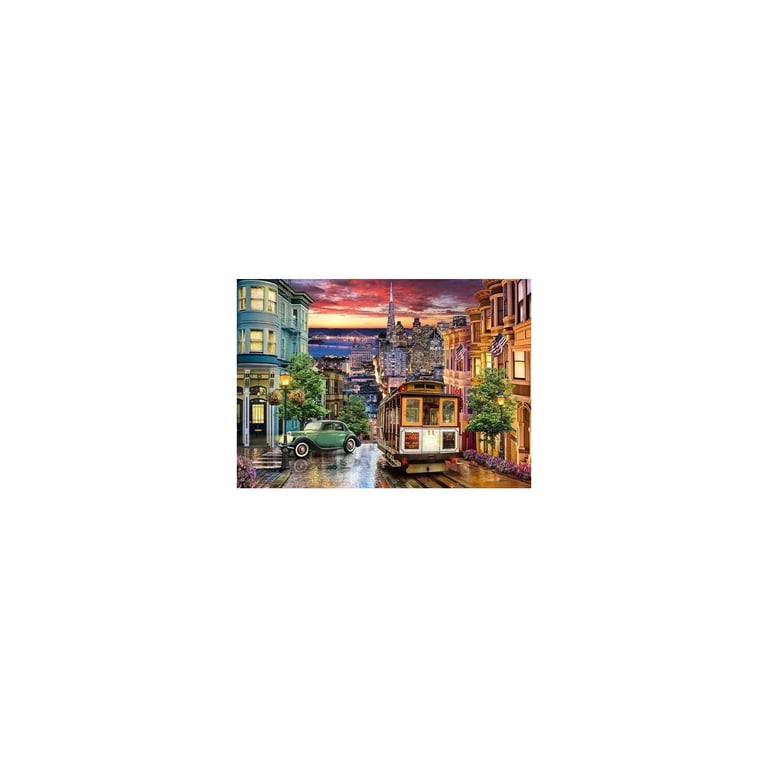 Puzzle 3000 pièces : San Francisco Clementoni Puzzles - vue 5