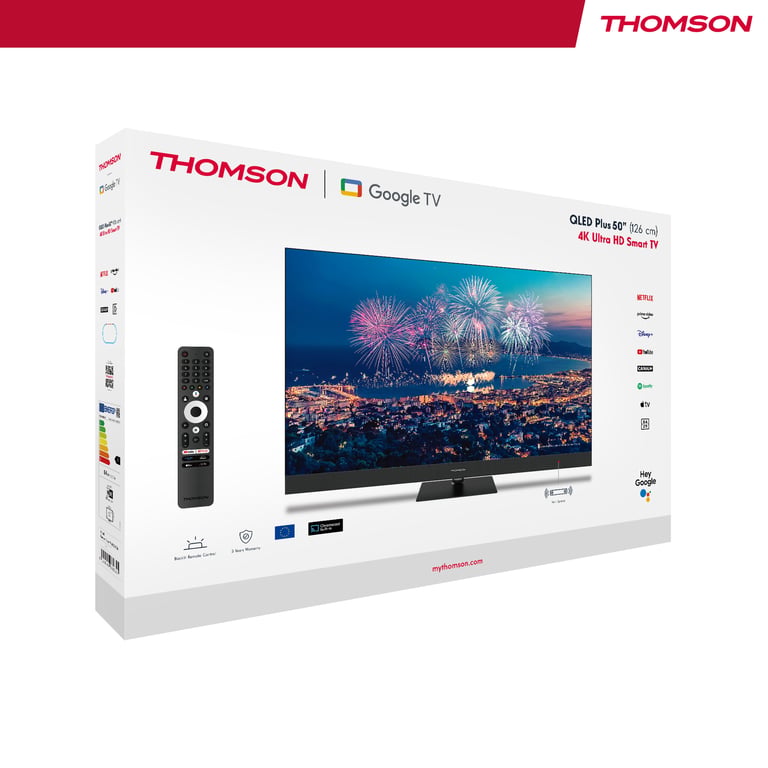 Thomson 50QG6C14 TV 127 cm (50 ) 4K Ultra HD Smart TV Wifi Noir - Neuf