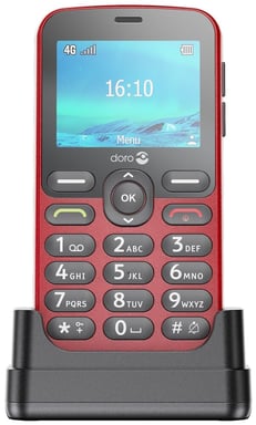 Doro 1880 con base di ricarica, rosso