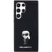 Custodia in silicone Karl Lagerfeld Ikonik per Samsung Galaxy S24 Ultra, nera