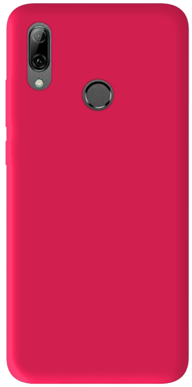 Coque silicone unie compatible Mat Rose Huawei P Smart 2019
