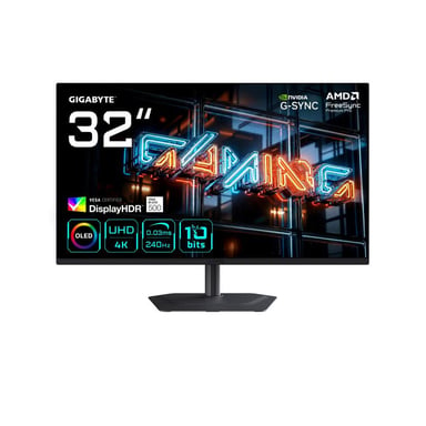 Gigabyte MO32U24 Moniteur Gaming 32'' 4K QD-OLED 240Hz
