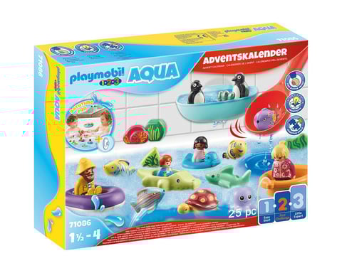 Playmobil 1.2.3 71086 giocattolo da bagno e adesivo Giocattoli da bagno Multicolore