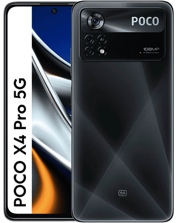 Xiaomi Poco X4 Pro 5G, 128Go, Noir, débloqué