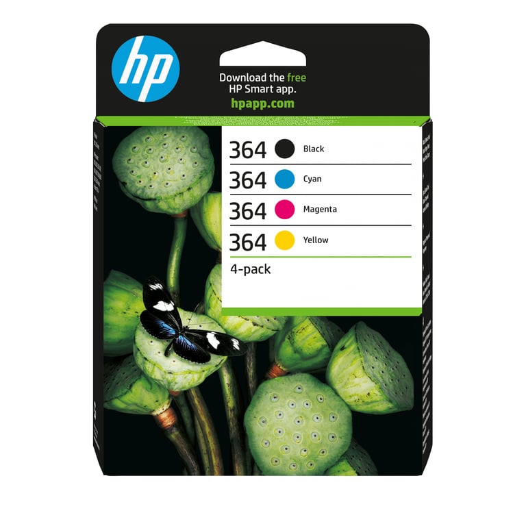 Pack De 4 Cartouches D'encre Hp 364 + Cyan + + Jaune Authentiques Hp La Cartouche D'imprimante - vue 10