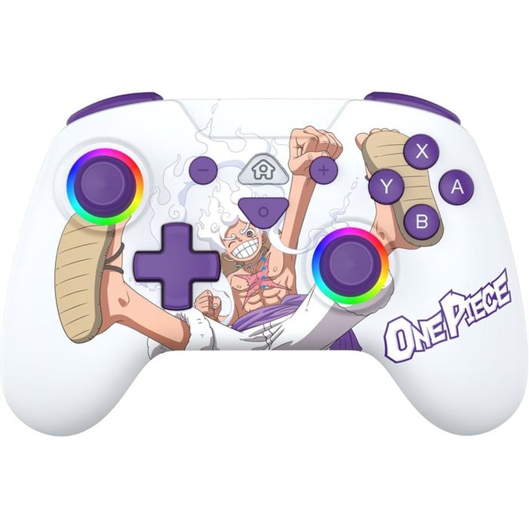 Manette sans fil Nintendo Switch / Switch OLED / Switch 2 One Piece Luffy Gear 5 Bluetooth SUBSONIC - vue 2