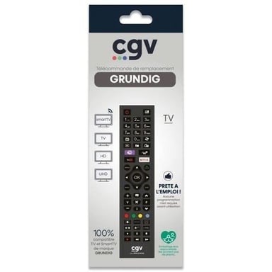 Telecomando di ricambio - CGV - FIDELIO Grundig - Per televisori Grundig - Senza programmazione - Pronto all'uso