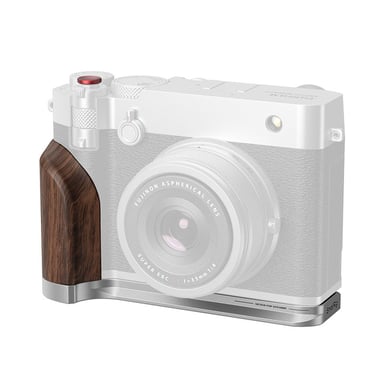 SMALLRIG Empuñadura gris con mango de madera para Fujifilm GFX100RF