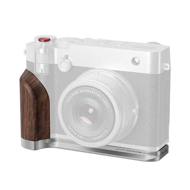 SMALLRIG Grip avec poignée en bois compatible avec Fujifilm GFX100RF Neuf