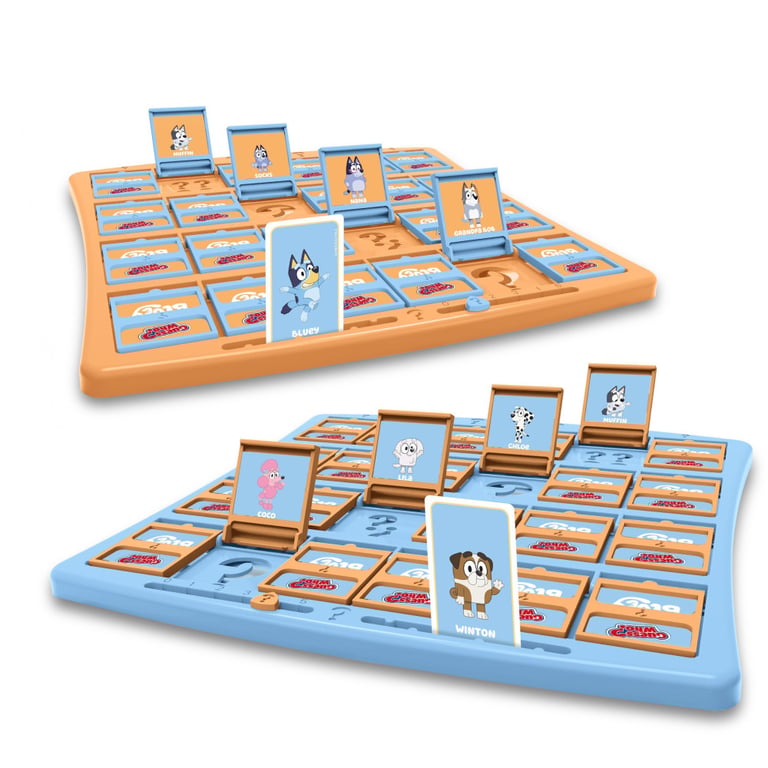 Jeu familial WINNING MOVES Guess Who? Edition Bluey 24 personnages Dès 6 ans Orange/Beige - Neuf