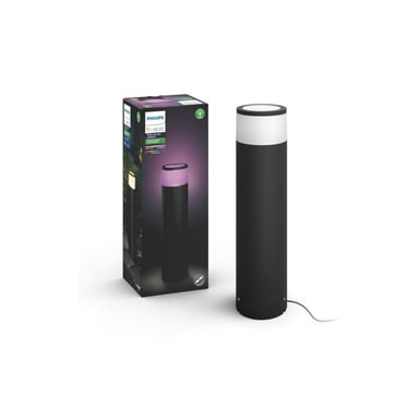 Kit de ampliación de Philips Hue CALLA Outdoor Bollard Black, White & Color Ambiance