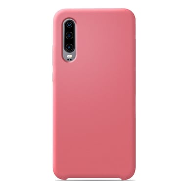 Coque silicone unie Soft Touch Saumon compatible Huawei P30