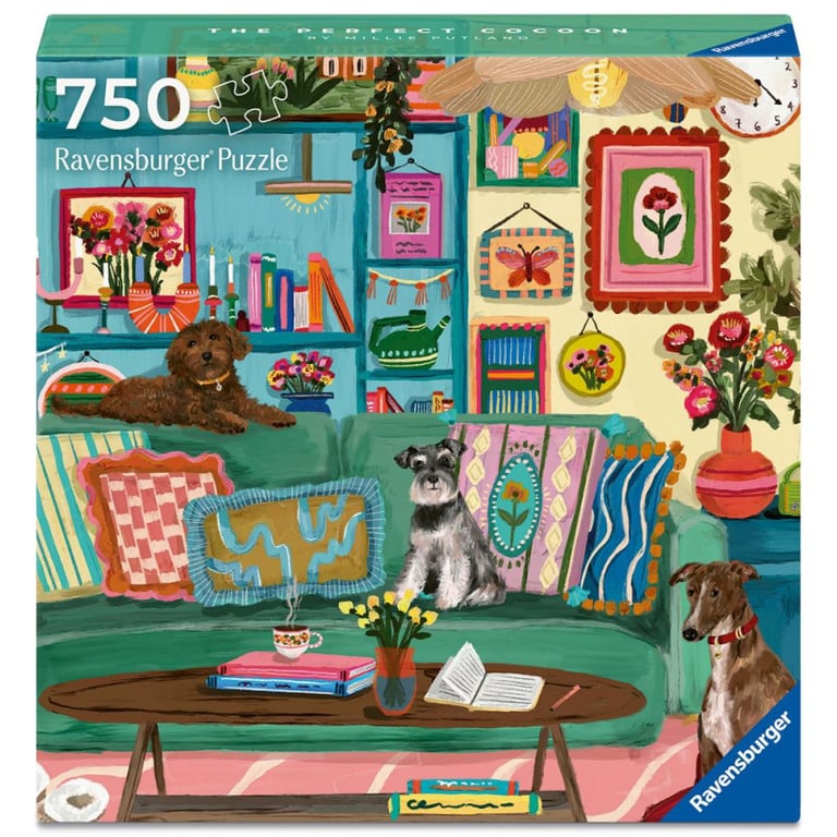 Puzzle 750 pièces Ravensburger Art & Soul Le parfait cocon - vue 8