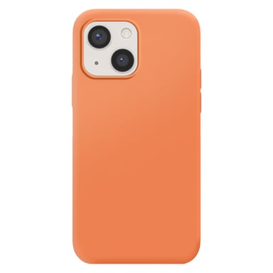 Coque pour iPhone 13 Édition Color Skin en TPU avec Intérieur Doux Orange
