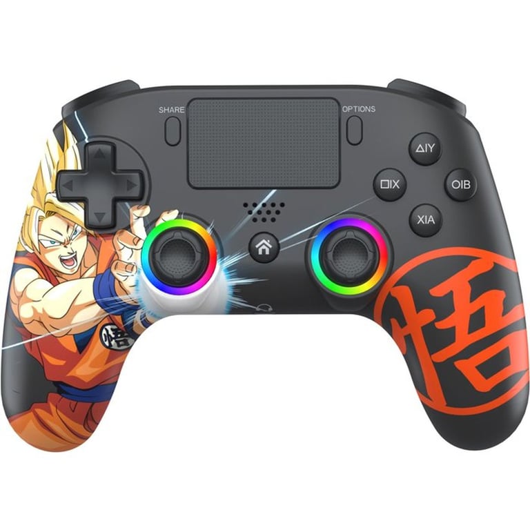 Manette sans fil PS4 / PC Dragon Ball Goku Super Saiyan Bluetooth SUBSONIC - vue 3