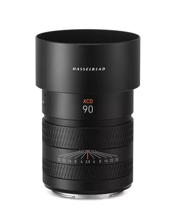 Objectif hybride Hasselblad XCD 90mm f2.5 II - vue 3