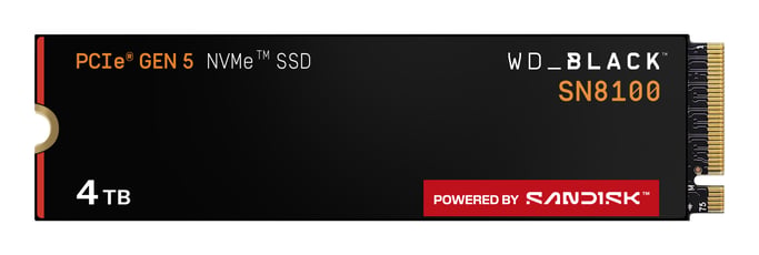 Western Digital Black WD_BLACK SN8100 NVMe 4 To M.2 PCI Express 5.0 TLC 3D NAND