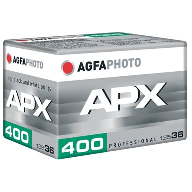 Film APX 400 Format 135 - 36 poses Noir et blanc Agfa Photo
