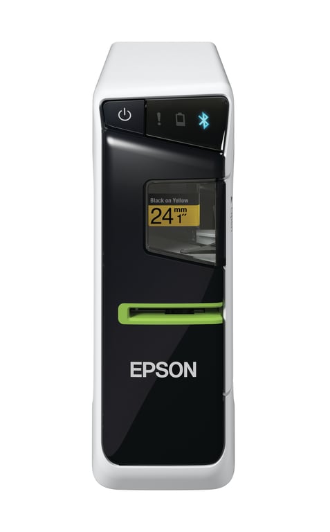 Epson LabelWorks LW Étiqueteuse et transfert thermique Rouleau 2 4 cm 180 dpi jusqu'à 15 mmsec USB Bluetooth outil de coupe détecteur de capot ouvert ... - vue 3