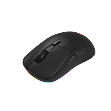 Savio RIFT BLACK gaming mouse RGB Dual Mode ratón Juego Ambidextro Bluetooth + USB Type-A Óptico 300 DPI