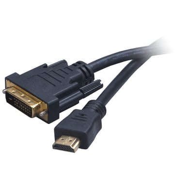 Akasa AK-CBHD06-20BK câble vidéo et adaptateur 2 m DVI-D HDMI Noir