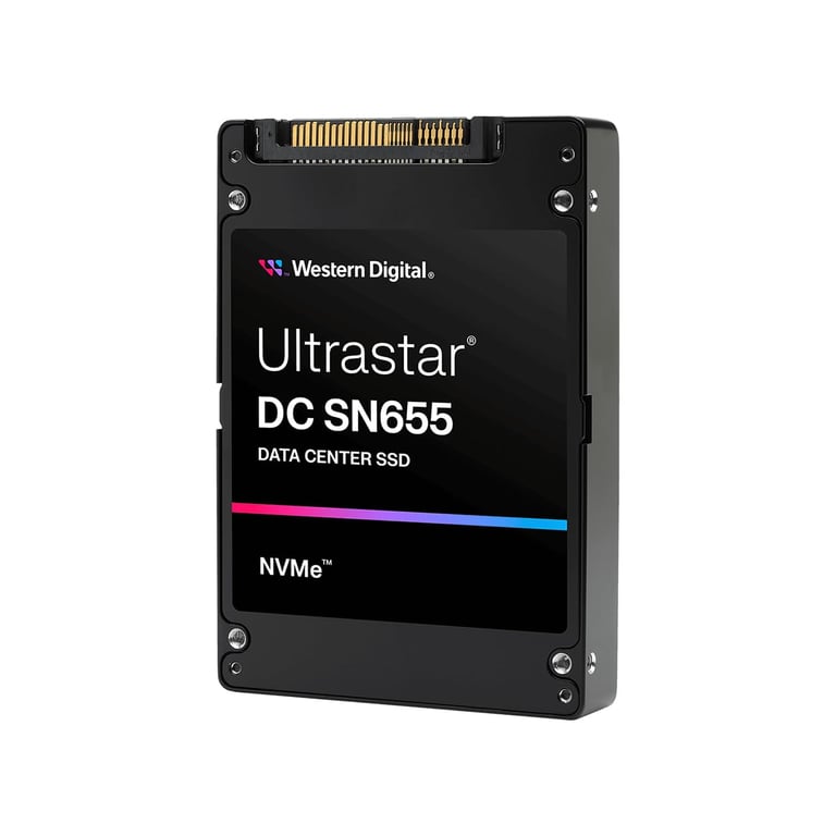 WESTERN DIGITAL Ultrastar DC SN655 SSD U.3 3.84To PCIE TLC BICS5 TCG Neuf