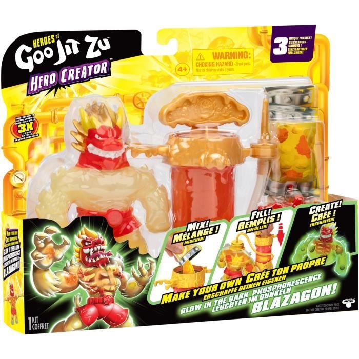 Figurine - HERoeS OF GOO JIT ZU - Creator rayon-x Blazagon - 11 cm - Neuf