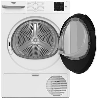 Seche Linge Pompe a chaleur Eco Sense 7 kk Classe d''efficacite energetique : E Tambour galvanise a alveoles Aquawave Box in Box Silence Afficheur digital Affichage du temps restant Standard Tuyau d''evacuation directe - vue 5