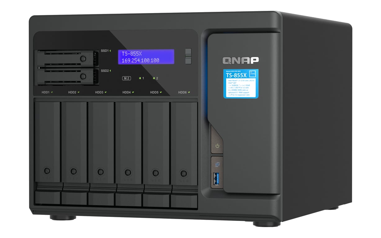 QNAP TS 8G - vue 3