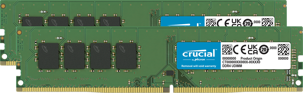 Crucial CT2K32G4DFD832A module de mémoire 2 x DDR4 3200 MHz Neuf - vue 4