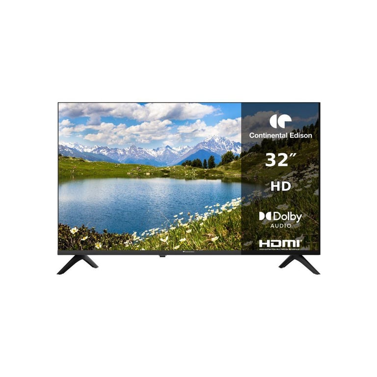 Continental Edison Téléviseur LED 32 CELED32HD26B7 HD 3 HDMI 2 USB