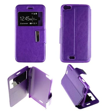 Funda compatible Folio Violeta Wiko Lenny