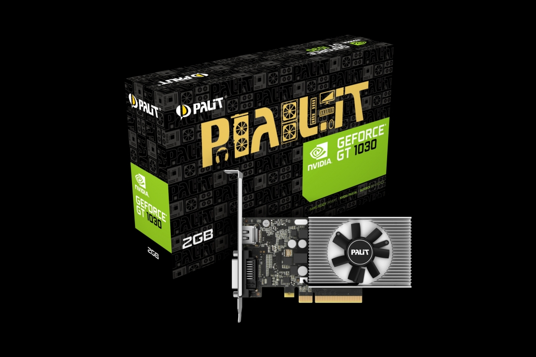 Palit NEC103000646 carte graphique NVIDIA GeForce GT 1030 2 Go GDDR4 Neuf - vue 2