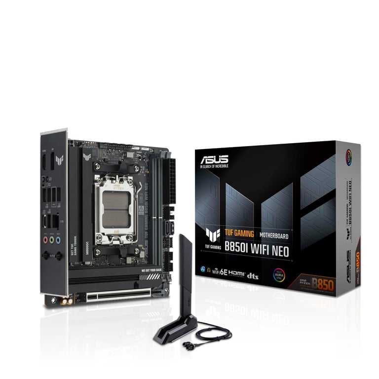 ASUS TUF GAMING B850I WIFI NEO AMD B850 Emplacement AM5 mini ITX - Neuf