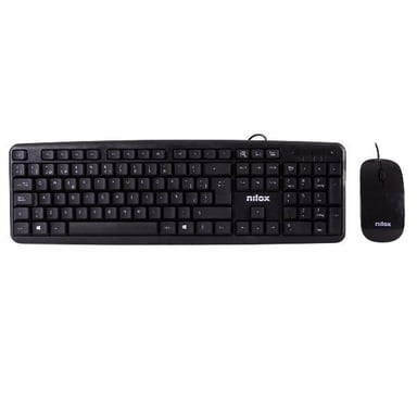 Nilox NXKME000004 clavier Souris incluse Universel Espagnole