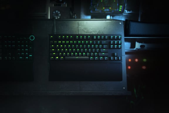 Razer Huntsman V2 Tenkeyless teclado Gaming USB QWERTY Inglés americano Negro
