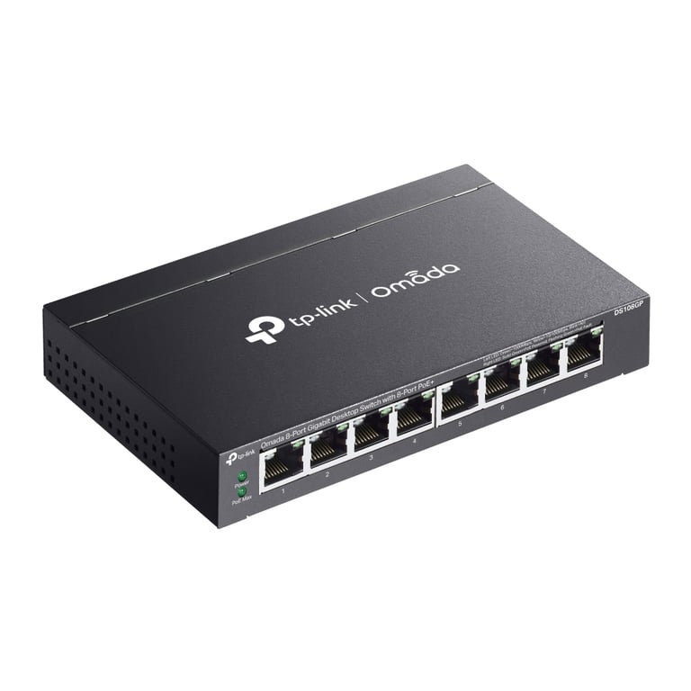 TP Link OMADA 8 PORT GIGABIT DESKTOP - vue 3