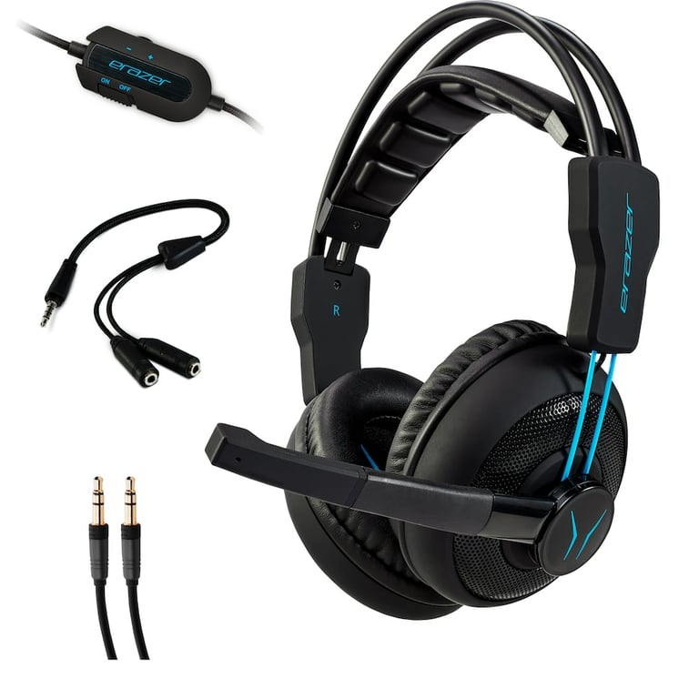 Casque gamer Filaire ERAZER MD 88640 Gaming Headset PC ou console /