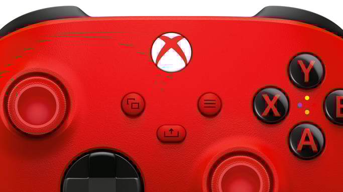 Microsoft Xbox Wireless Controller Rouge, Blanc Manette de jeu Analogique/Numérique Android, PC, Xbox One, Xbox One S, Xbox One X, Xbox Series S, Xbox Series X, iOS
