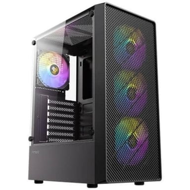 Antec AX26 RGB Elite Mid-Tower Cristal Templado Negra