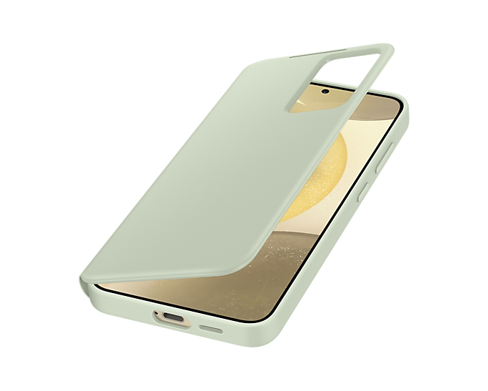 Samsung Smart View Case coque de protection pour téléphones portables 17 cm (6.7 ) Étui avec portefeuille Vert Samsung Galaxy S24+ - Neuf