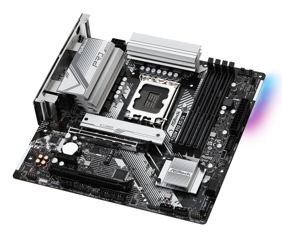 Asrock B760M PRO RSD4 Intel B760 LGA 1700 micro ATX Neuf - vue 6