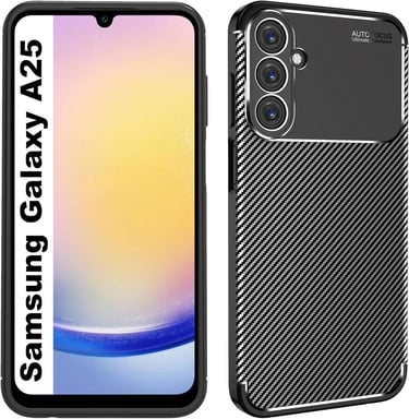 Samsung Galaxy A25 5G coque brossée noire
