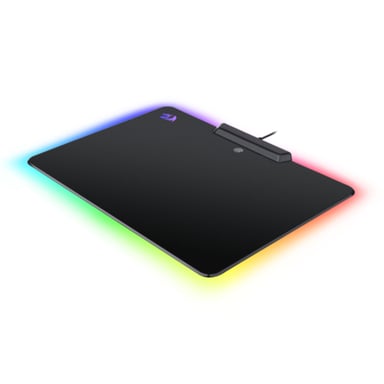 REDRAGON Epeius RGB P009 Tapis de souris de jeu Noir, Translucide