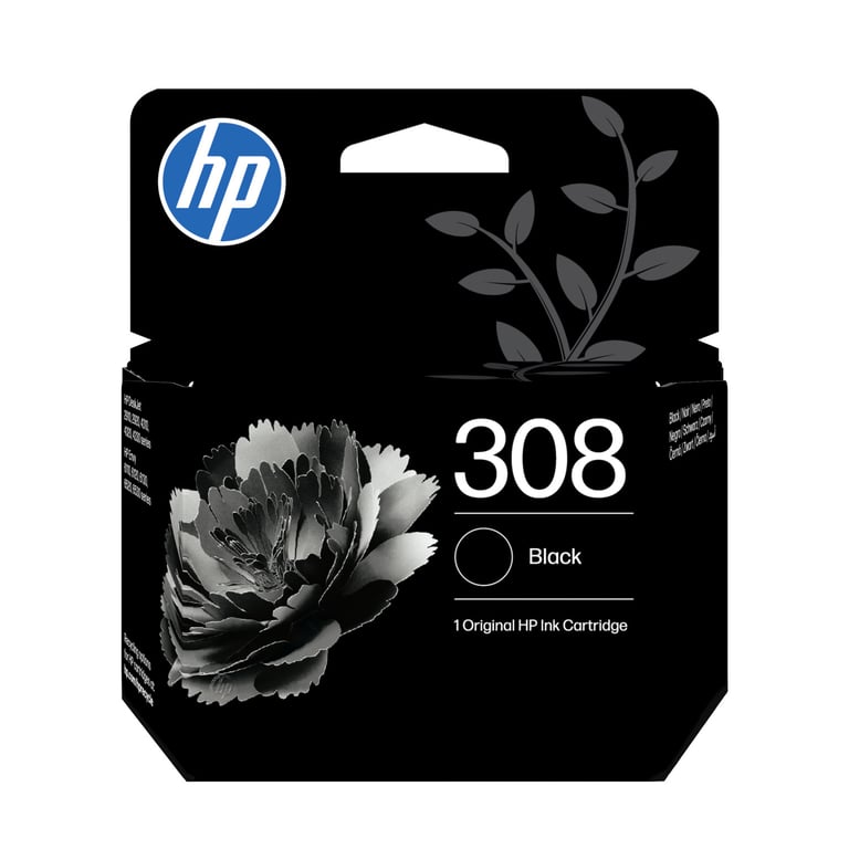 HP 308 Cartouche d'encre authentique Noir - Neuf