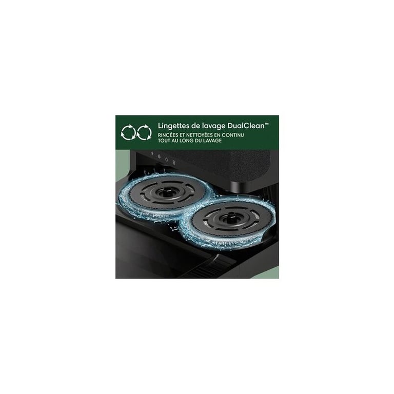 iRobot Roomba Plus 405 Combo Robot + AutoWash Base Multifonction Lavage et séchage des lingettes LiDAR Clearview - vue 3