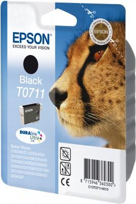 Cartouche noire originale Epson T0711 - C13T071140B0 [Ml-7.4][Pag-240] - Neuf